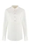 Chloé Cotton Poplin Shirt In White