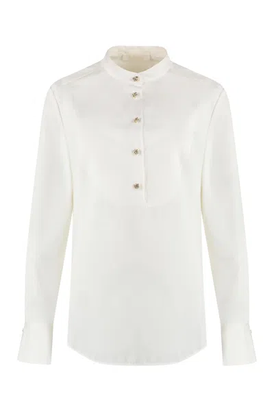 Chloé Cotton Poplin Shirt In White