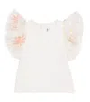 Chloé Cotton Ruffle-trim Blouse In White