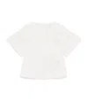 Chloé Cotton Ruffle-trim Blouse In White