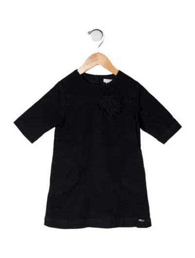 Pre-owned Chloé Babies' Cotton Short Sleeve Dress In Blue