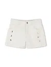 Chloé Cotton Shorts In Neutrals