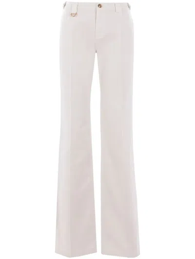 CHLOÉ COTTON STRAIGHT-LEG TROUSERS