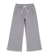 Chloé Grey Trousers For Girl With Logo In Gray