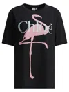 Chloé Cotton T-shirt With Logo In Black