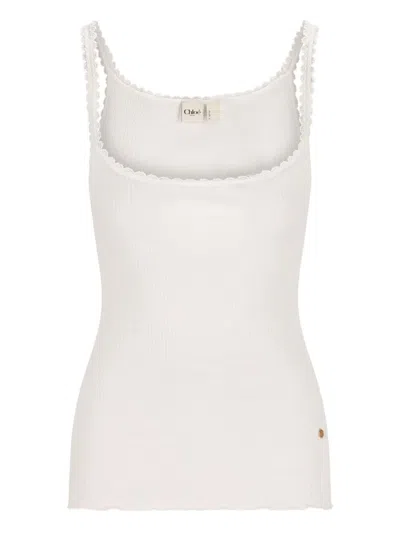 CHLOÉ CHLOÈ COTTON TANK TOP