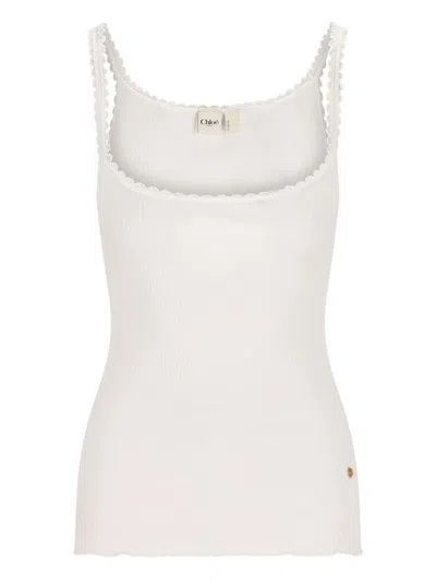 CHLOÉ COTTON TANK TOP