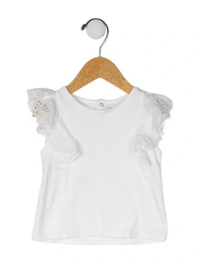 Pre-owned Chloé Babies' Cotton Top In White