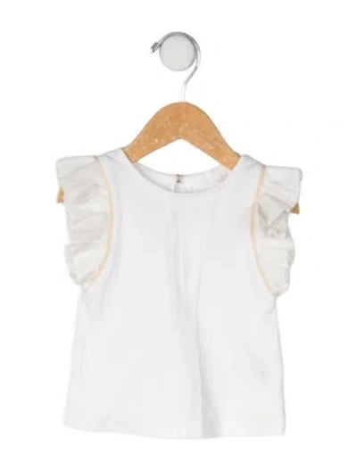 Pre-owned Chloé Babies' Cotton Top In White