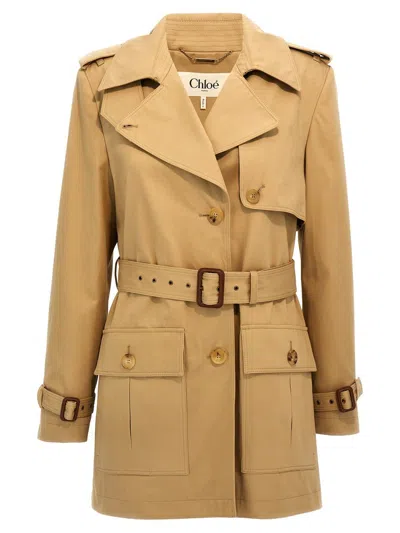 Chloé Cotton Trench Coat
