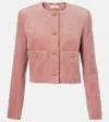 Chloé Cropped Corduroy Jacket Jackets Rose In Pink