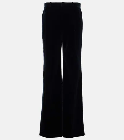 CHLOÉ CHLOÉ COTTON VELVET FLARED PANTS