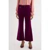 Chloé Purple Cotton Pants In Pansy Purple