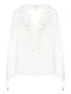 Chloé Chloè Cotton Voile Top In White