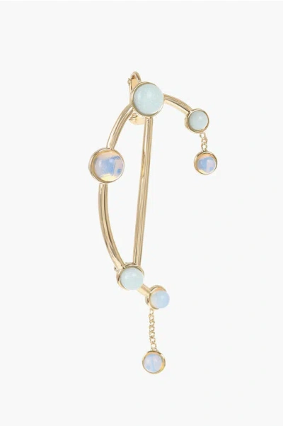 Chloé Crawler Single Earring With Quartz Details In Multi