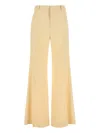 Chloé High-rise Flare Tailored Trousers In Neutrals
