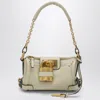 Chloé Cream Colored Small Paddington Bag Women In Neutral