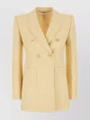 Chloé Chloe Cream Hemp Blend Blazer