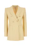 Chloé Cream Hemp Blend Blazer