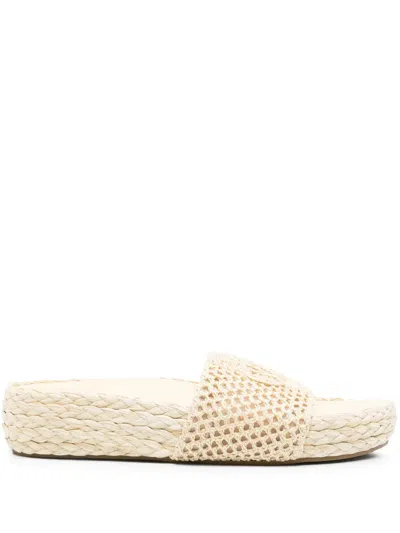 Chloé Cream Isla Slippers