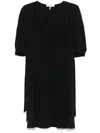 Chloé Crepe A-line Dress In Black