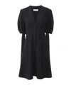Chloé Crepe A-shaped Dress In Black