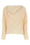 Chloé Chloe Skin Pink Crepe Blouse In Dewpink