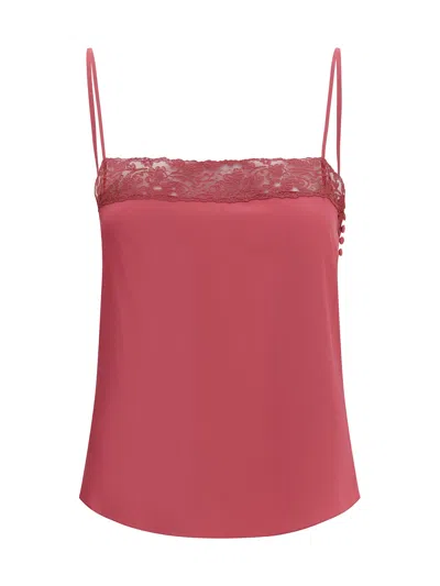 Chloé Crêpe De Chine And Lace Top