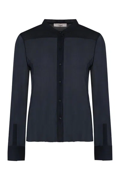 Chloé Crêpe-silk Blouse