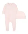 Chloé Crew Neck Jumpsuit And Hat Set In Pink