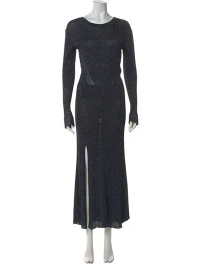 Pre-owned Chloé Crew Neck Long Dress