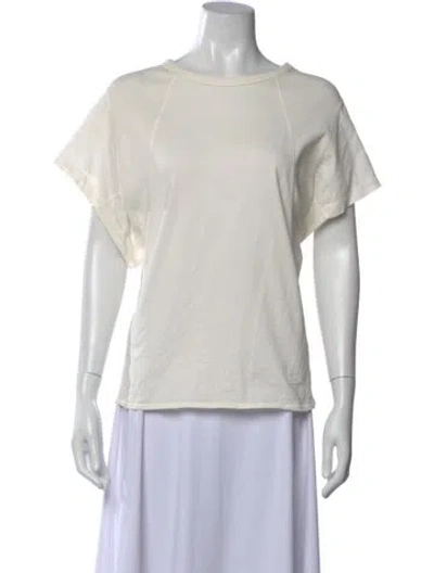 Pre-owned Chloé Crew Neck Short Sleeve T-shirt In Neutral