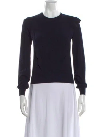 Pre-owned Chloé Crew Neck Sweater In Blue