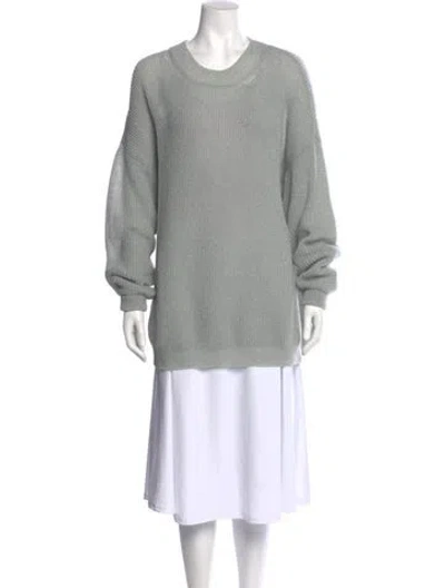 Pre-owned Chloé Crew Neck Sweater In Gray