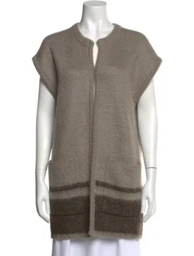 Pre-owned Chloé Crew Neck Sweater In Neutral
