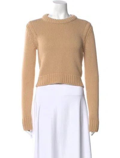 Pre-owned Chloé Crew Neck Sweater In Neutral