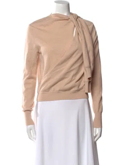 Pre-owned Chloé Crew Neck Sweater In Pink