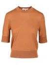 Chloé Crewneck Knitewear Knitwear Brown In Brown
