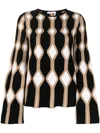 Chloé Cropped-oberteil In Brown