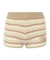 Chloé Gehäkelte Shorts