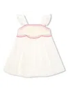 Chloé Crochet-panell Sleeveless Dress In White