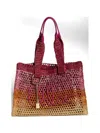 Chloé Womens Multicolor Orange Summer Banana East-west Raffia Tote Bag In Pattern