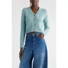 Chloé Knit Cotton-cashmere Cardigan In Aether Blue