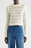 Chloé Virgin-wool Sweater In Iconic Milk