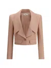 Chloé Chloe Cropped Wool Blazer