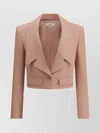 Chloé Chloe Cropped Wool Blazer
