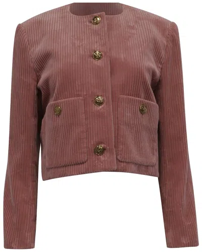 Pre-owned Chloé Cropped Corduroy Jacket, Size Fr; 42 (authentic Pre-loved)