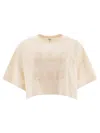 Chloé Biologic Cotton T-shirt With Frontal Logo Patch