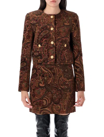 CHLOÉ CHLOÉ TAPESTRY JACQUARD BOXY JACKET
