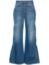 CHLOÉ CUT-OUT CROPPED JEANS - WOMEN'S - COTTON/POLYESTER